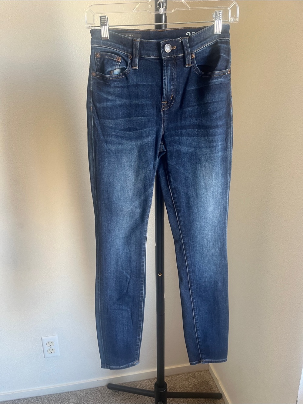 J. Crew Dark Blue Skinny Jeans
